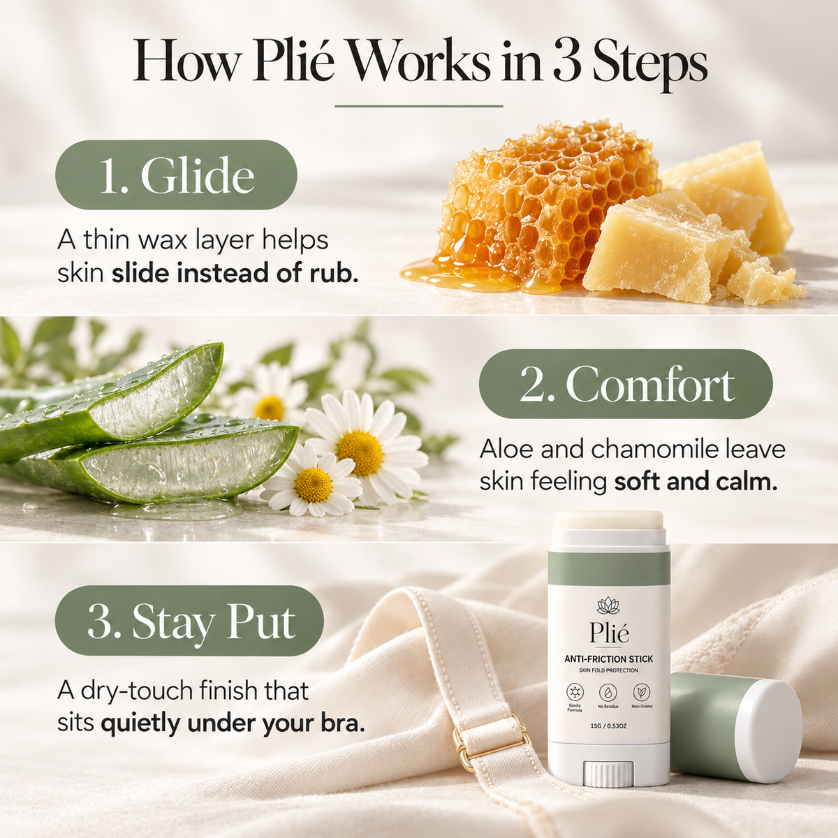 Plié La Barre Anti-Friction Stick